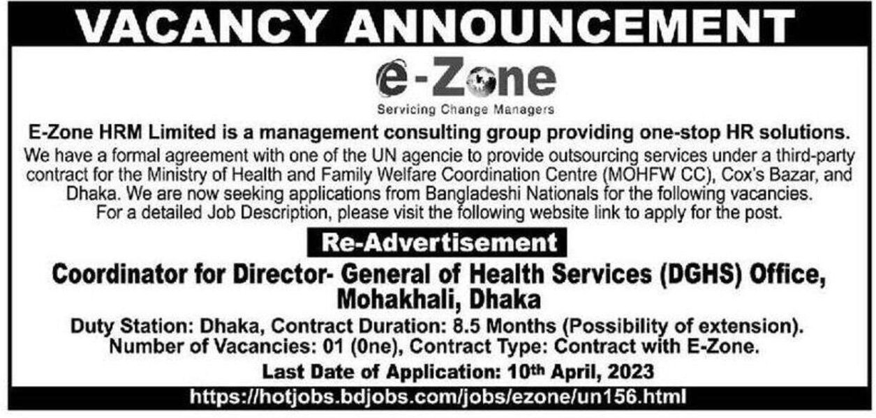 E-Zone HRM Job