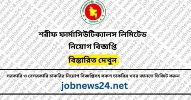 Sharif Pharmaceuticals Ltd Job Circular 2024