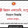 পল্লী উন্নয়ন একাডেমি রংপুর নিয়োগ বিজ্ঞপ্তি ২০২৫ (RDA Rangpur Job Circular 2025)